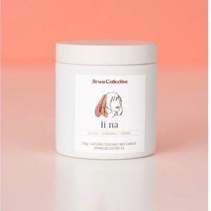 Candle from Brwn Collective, li na scent, Toronto owned, Brand New home decor